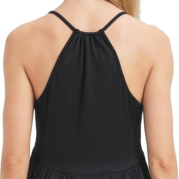 NWT! Cute and Flirty Sleeveless Top w/ Tapered Ruffle Hem & Racerback Design- LG - Picture 5 of 15